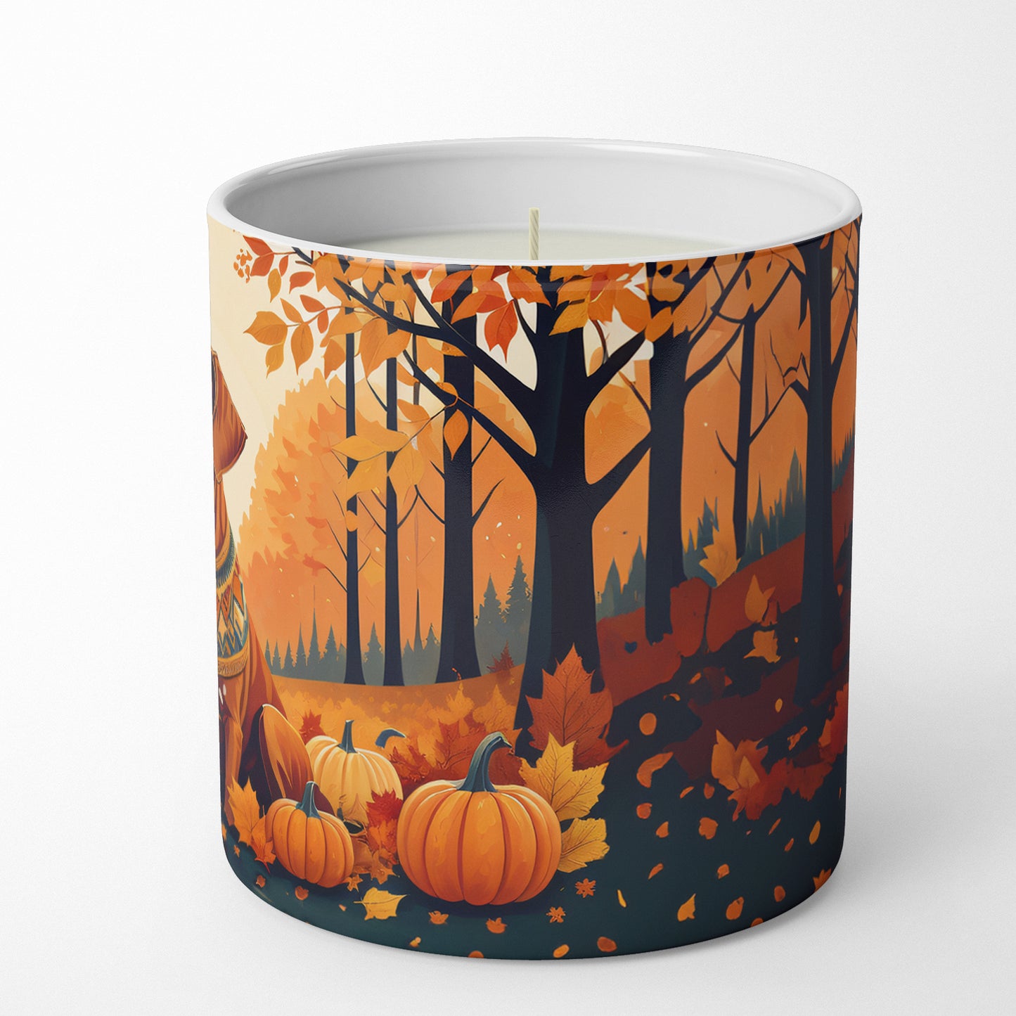 Vizsla Fall Decorative Soy Candle