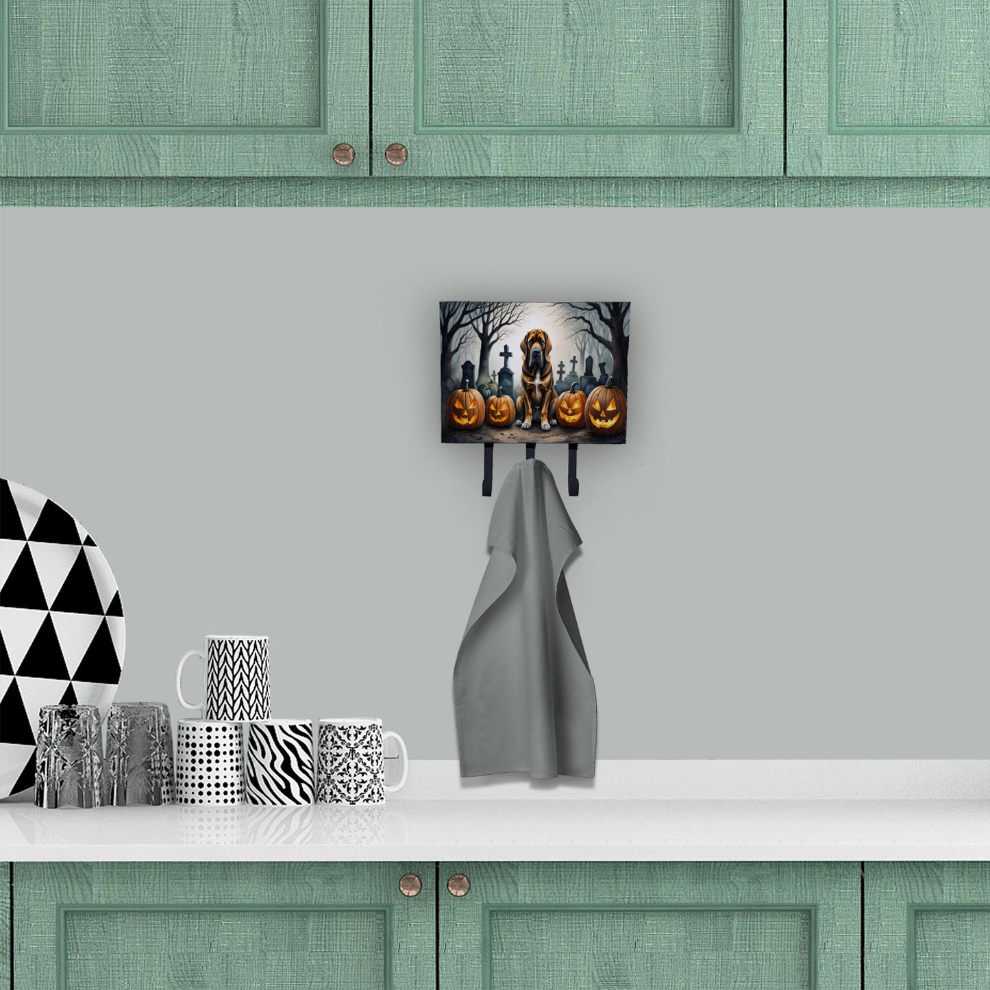 Bloodhound Spooky Halloween Leash or Key Holder