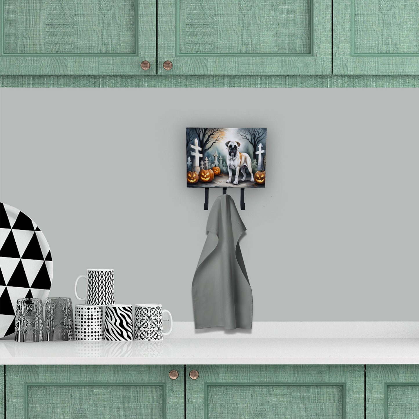 Boxer Spooky Halloween Leash or Key Holder