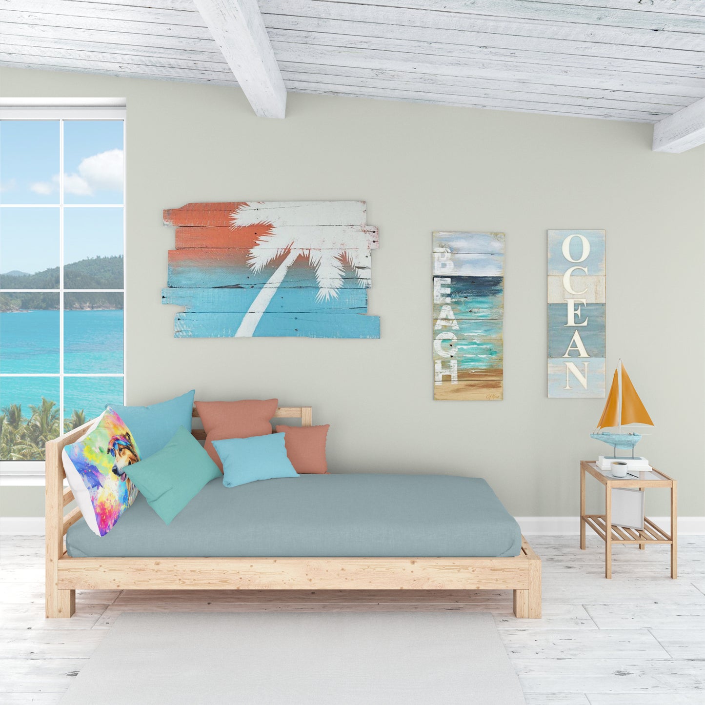 Collie Hippie Dawg Standard Pillowcase