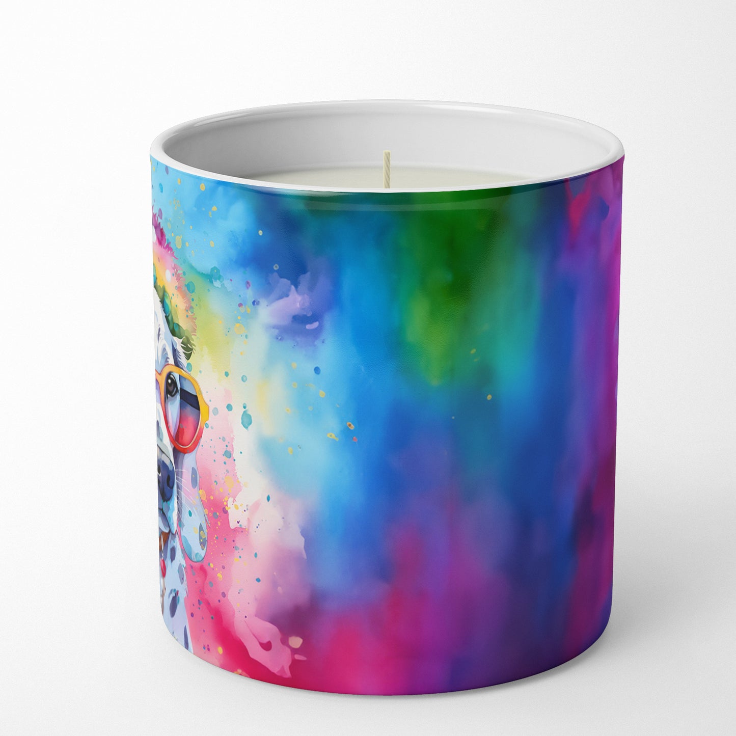 Dalmatian Hippie Dawg Decorative Soy Candle