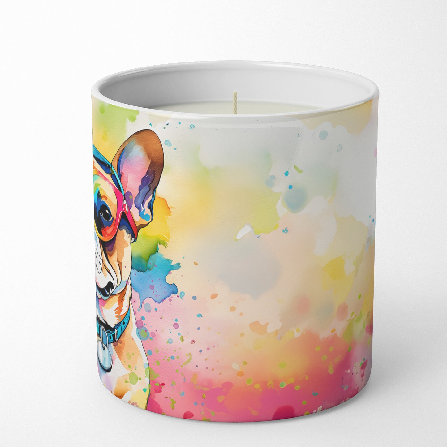 French Bulldog Hippie Dawg Decorative Soy Candle