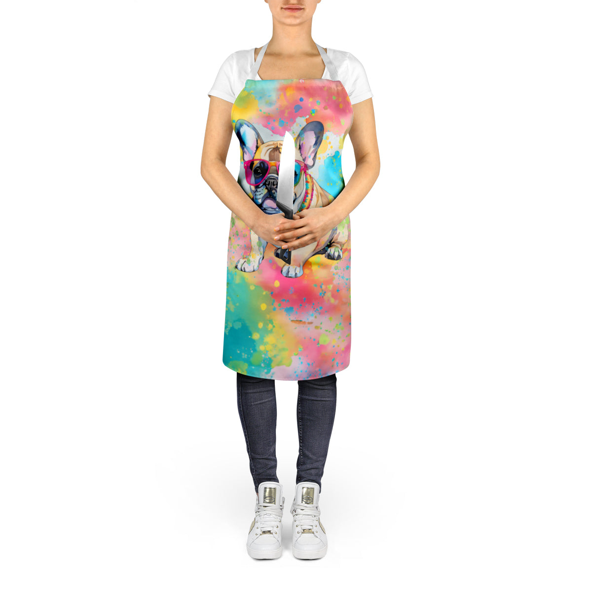 French Bulldog Hippie Dawg Apron