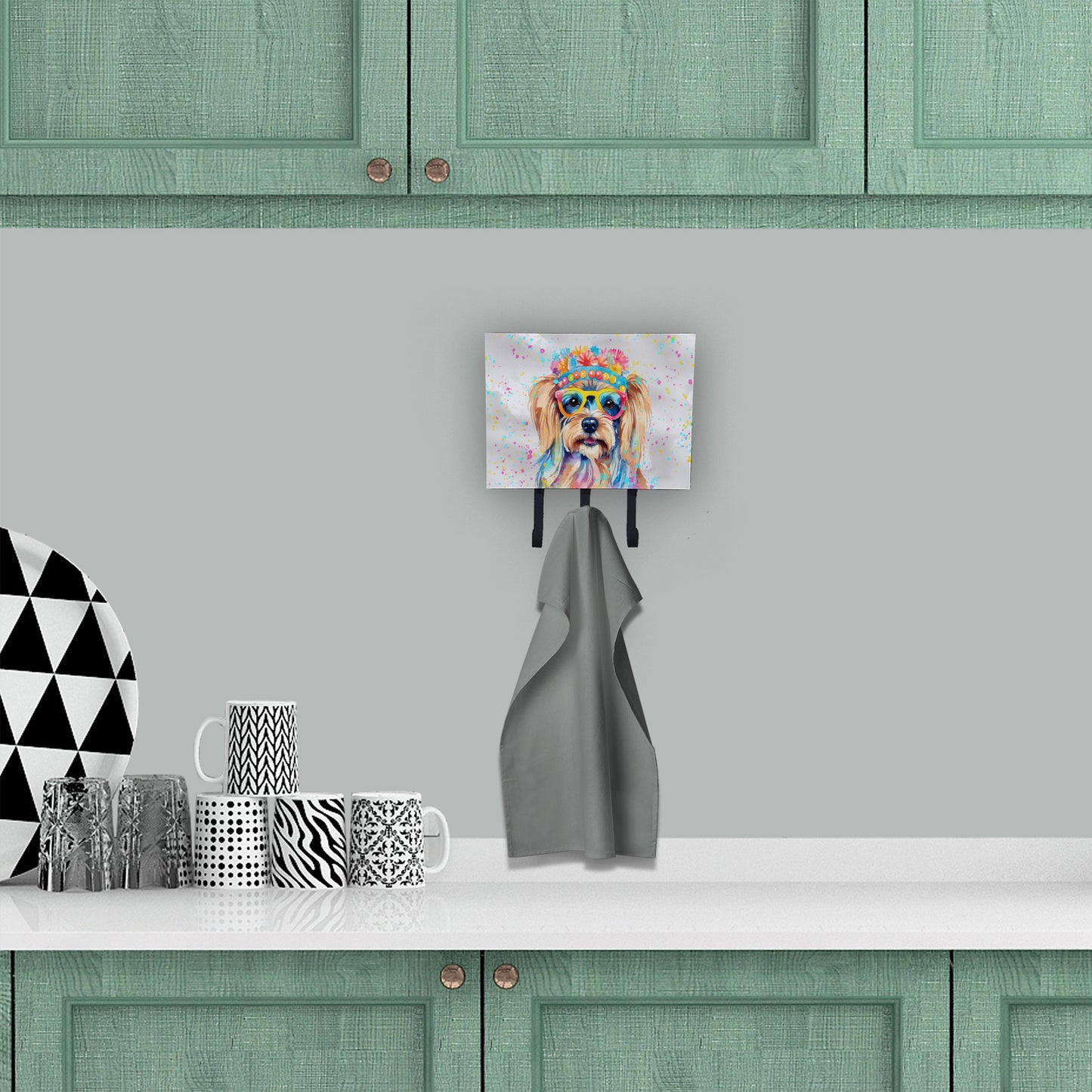 Yorkshire Terrier Hippie Dawg Leash or Key Holder