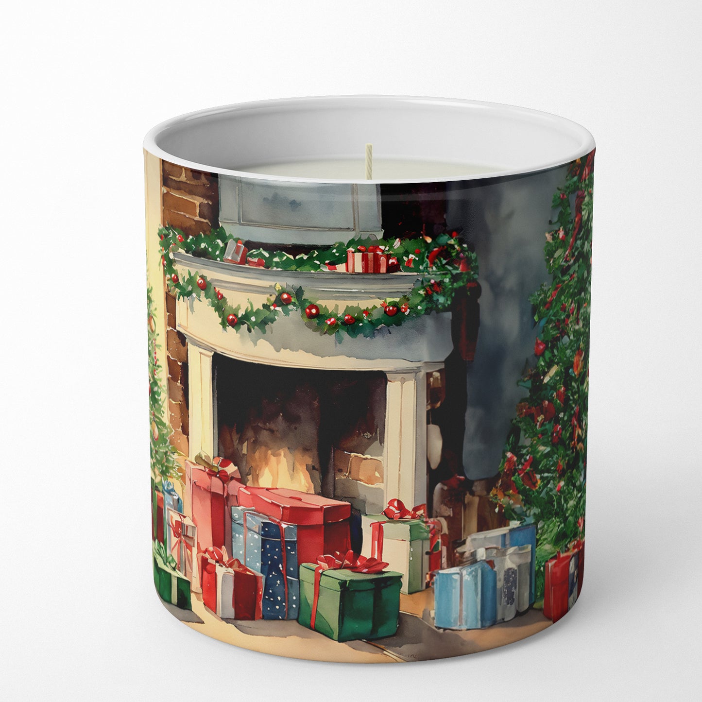 Australian Kelpie Cozy Christmas Decorative Soy Candle