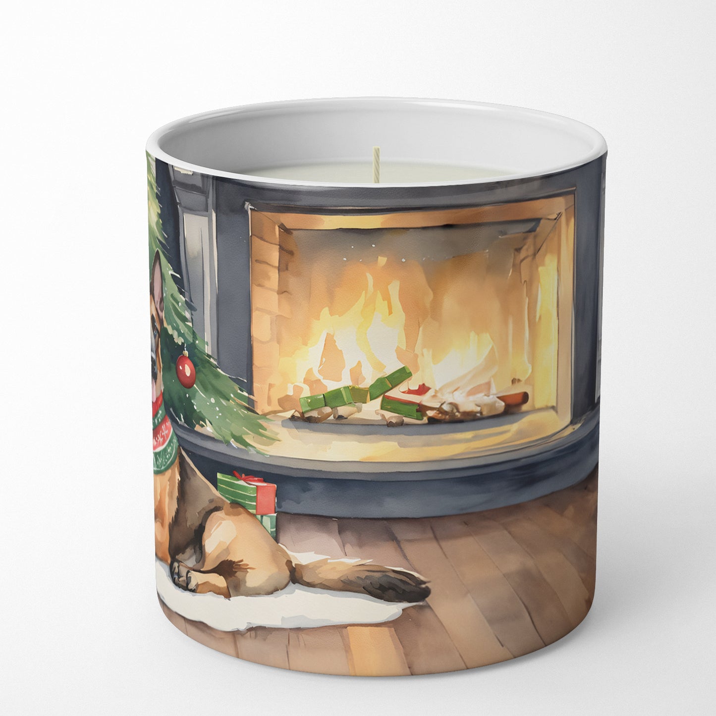 Belgian Malinois Cozy Christmas Decorative Soy Candle