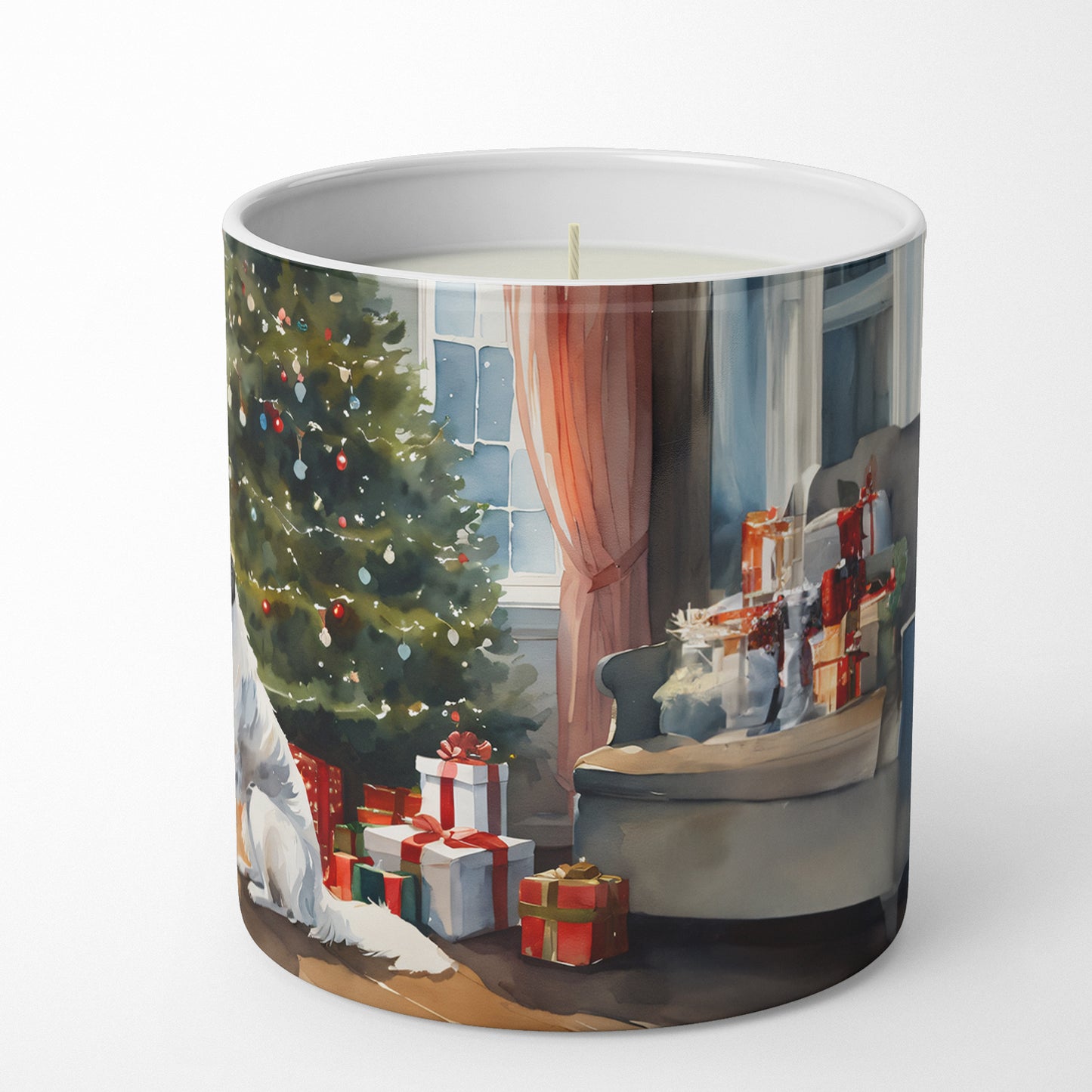 Borzoi Cozy Christmas Decorative Soy Candle