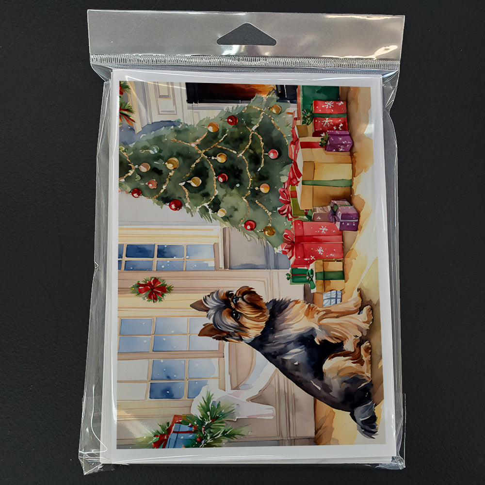 Brussels Griffon Cozy Christmas Greeting Cards Pack of 8
