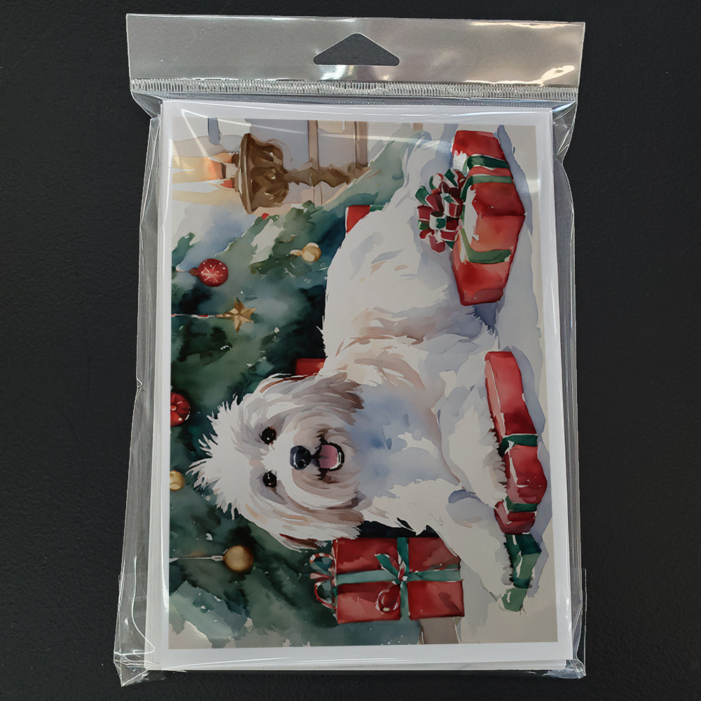 Coton De Tulear Cozy Christmas Greeting Cards Pack of 8