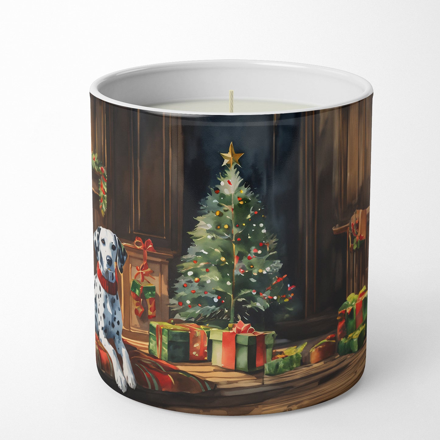 Dalmatian Cozy Christmas Decorative Soy Candle