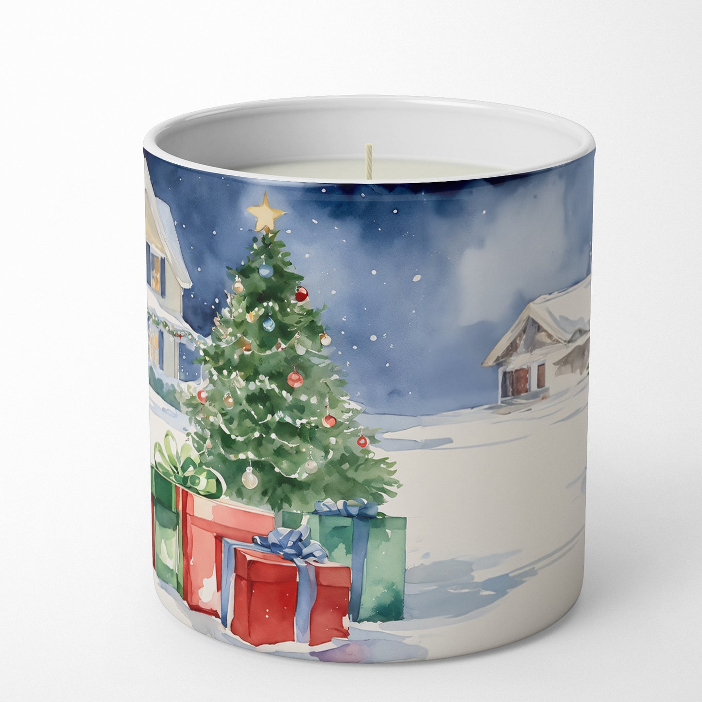 Entlebucher Mountain Dog Cozy Christmas Decorative Soy Candle
