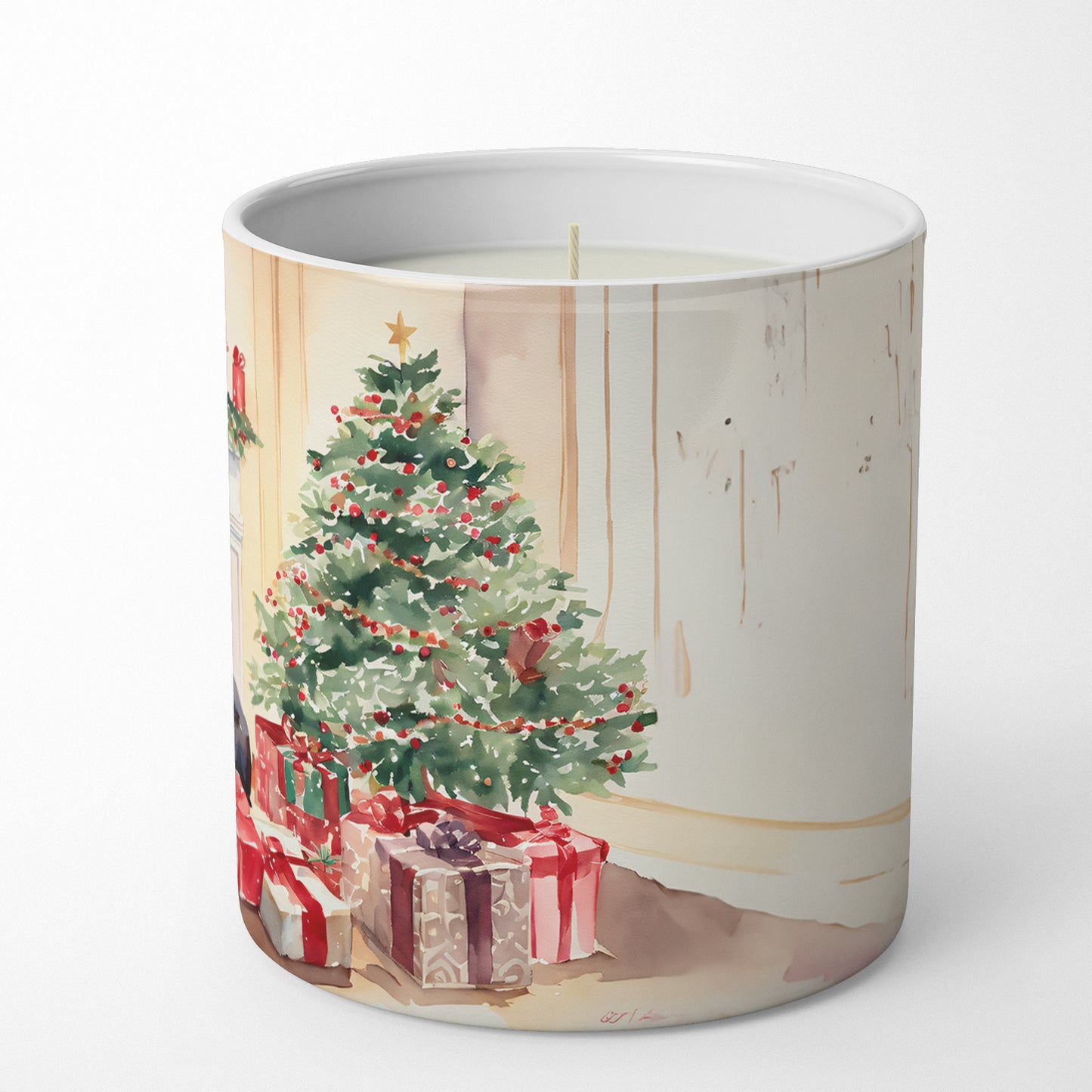 Labrador Retriever Cozy Christmas Decorative Soy Candle