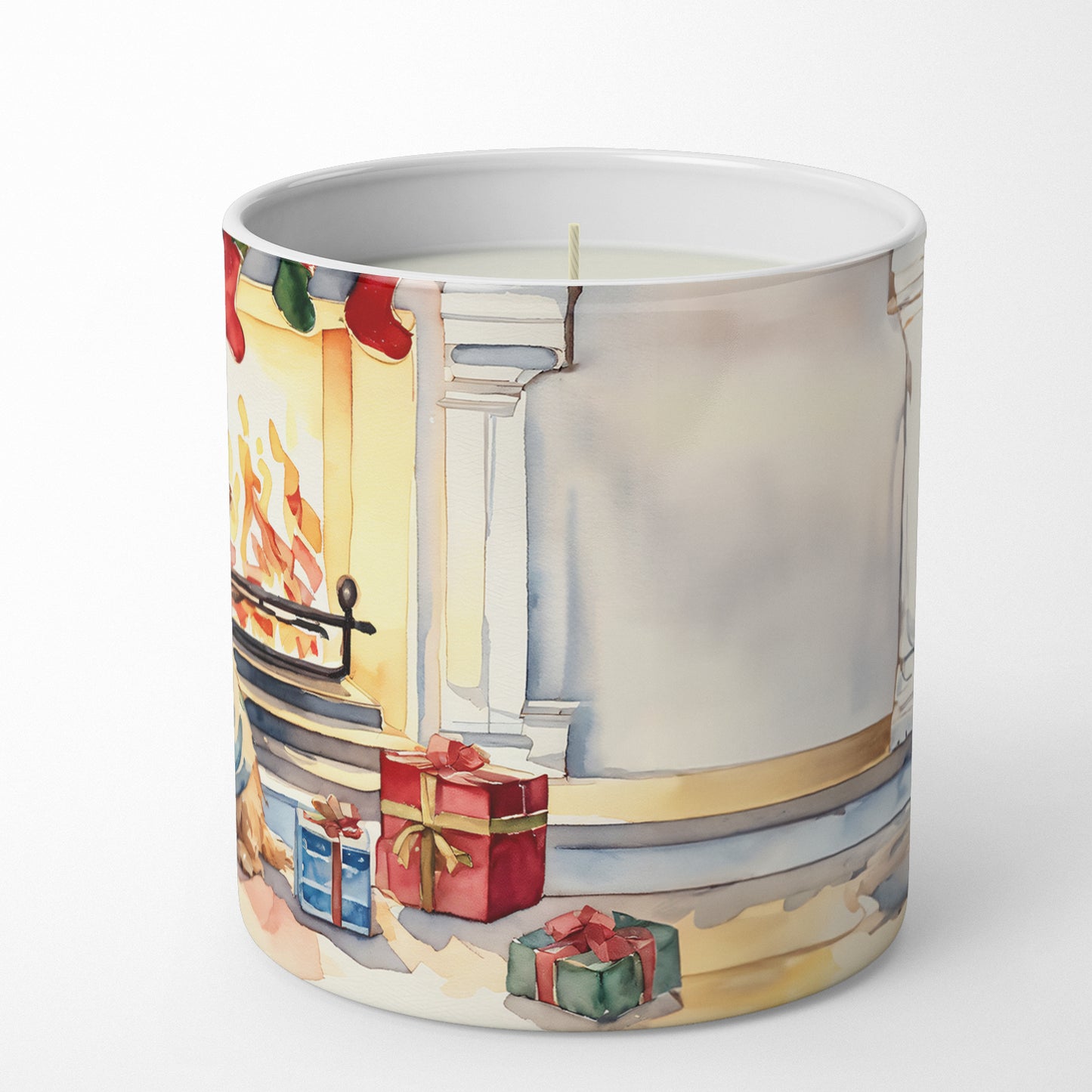 Norfolk Terrier Cozy Christmas Decorative Soy Candle