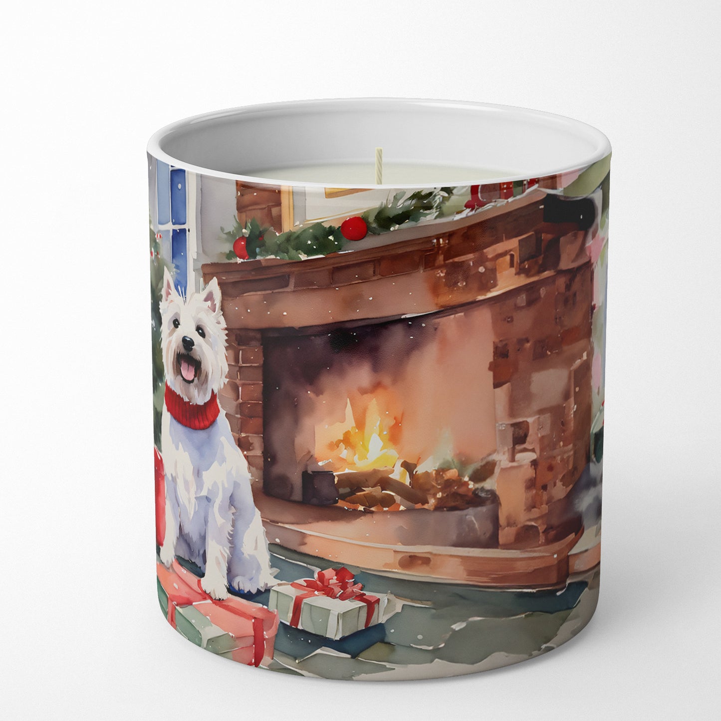 Westie Cozy Christmas Decorative Soy Candle