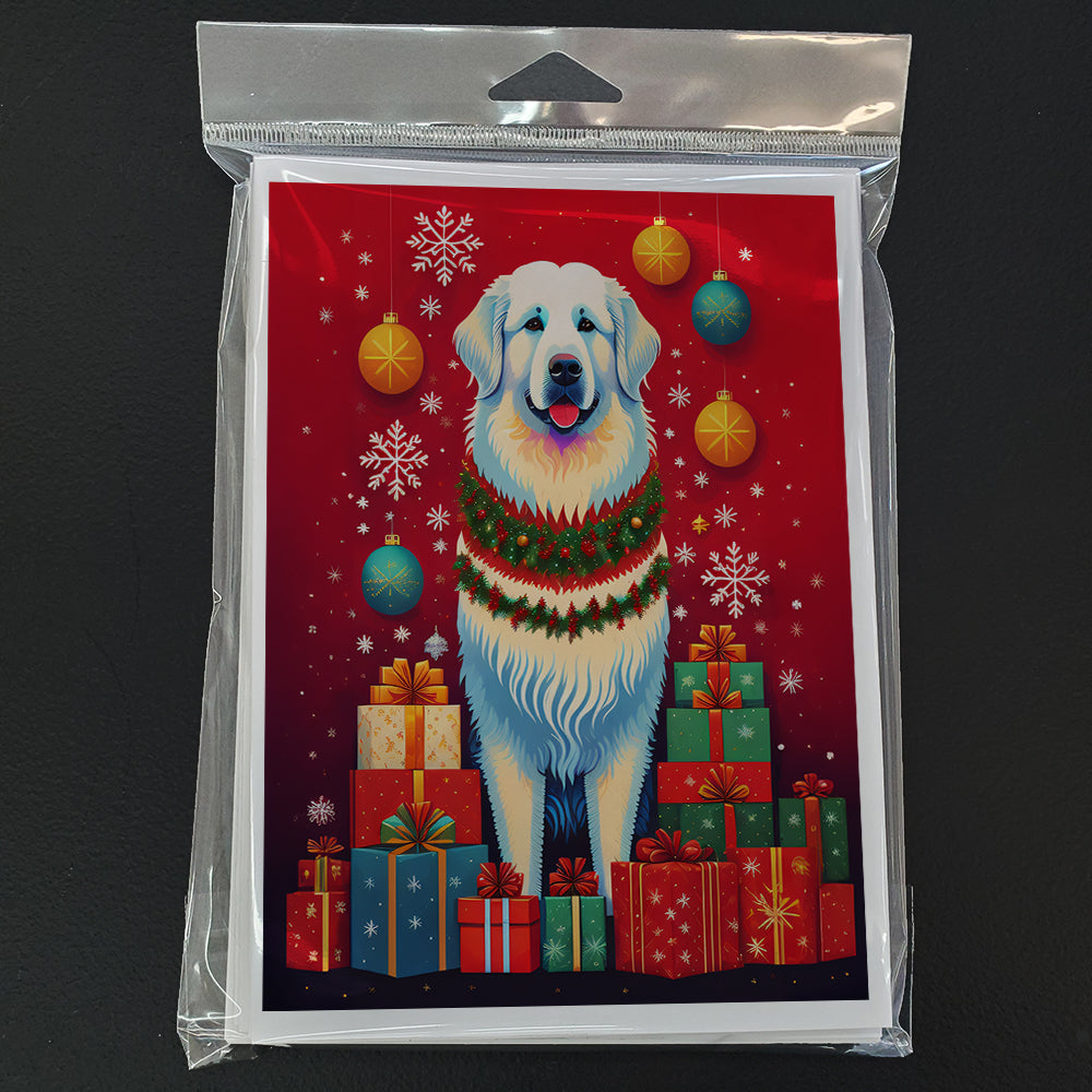 Great Pyrenees Holiday Christmas Greeting Cards Pack of 8