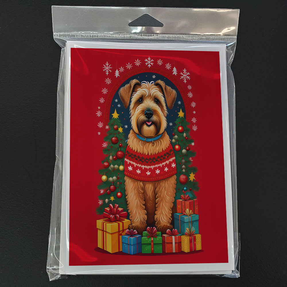 Wheaten Terrier Holiday Christmas Greeting Cards Pack of 8