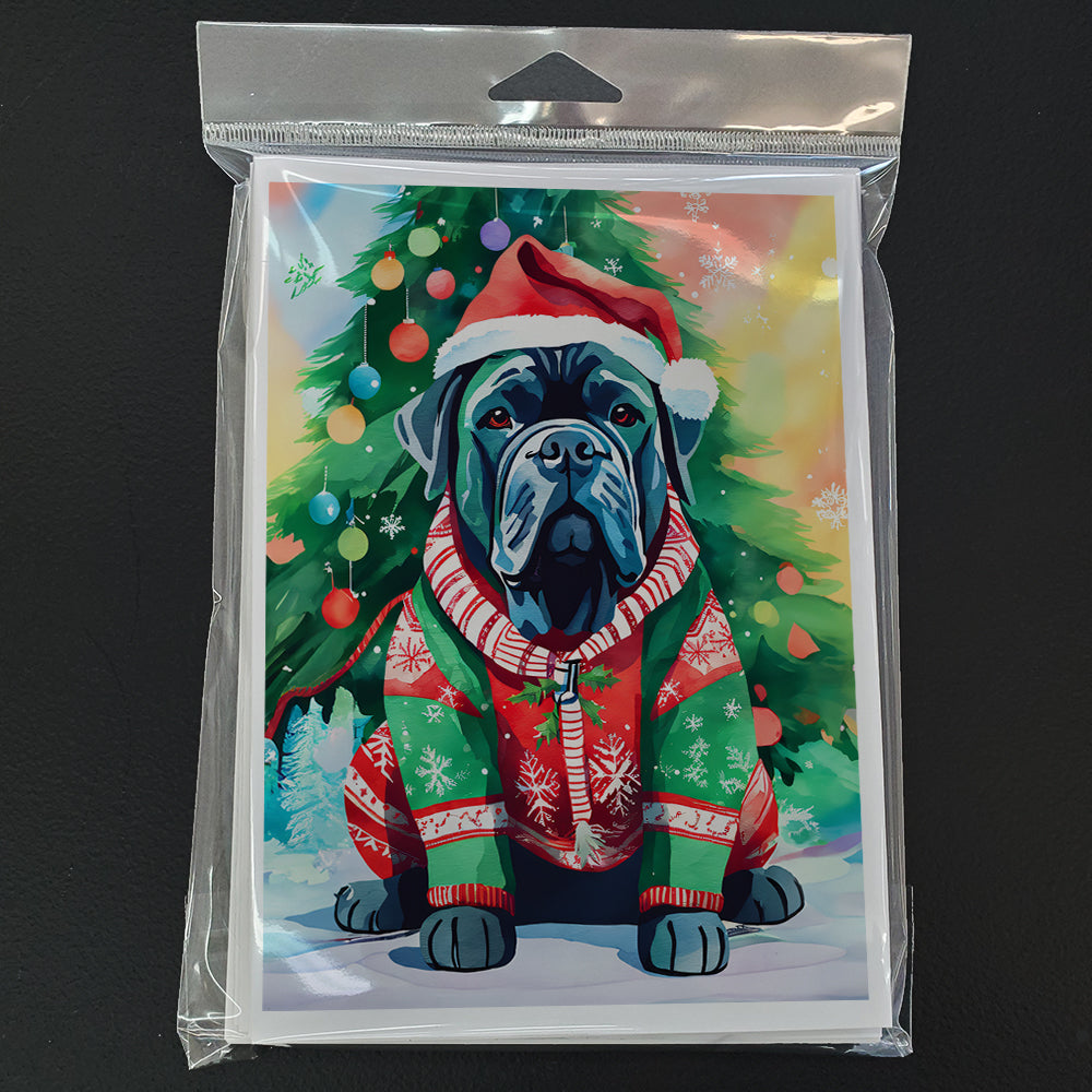 Cane Corso Christmas Greeting Cards Pack of 8