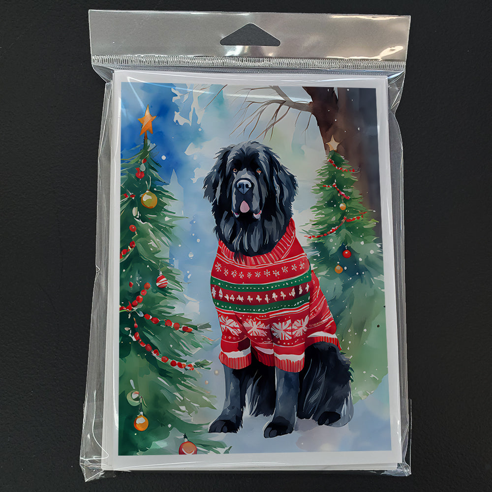 Newfoundland Christmas Greeting Cards Pack of 8