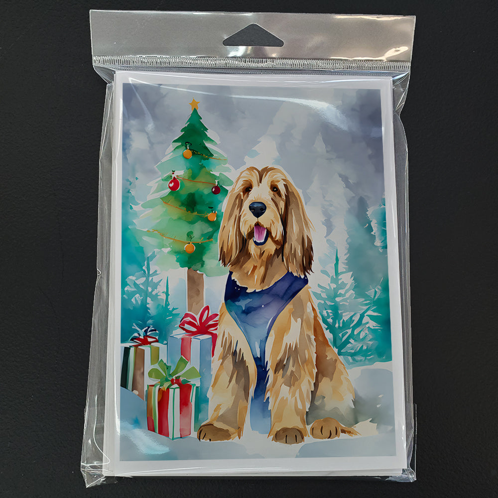 Otterhound Christmas Greeting Cards Pack of 8