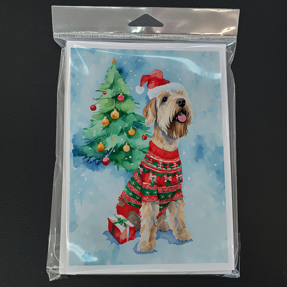 Wheaten Terrier Christmas Greeting Cards Pack of 8