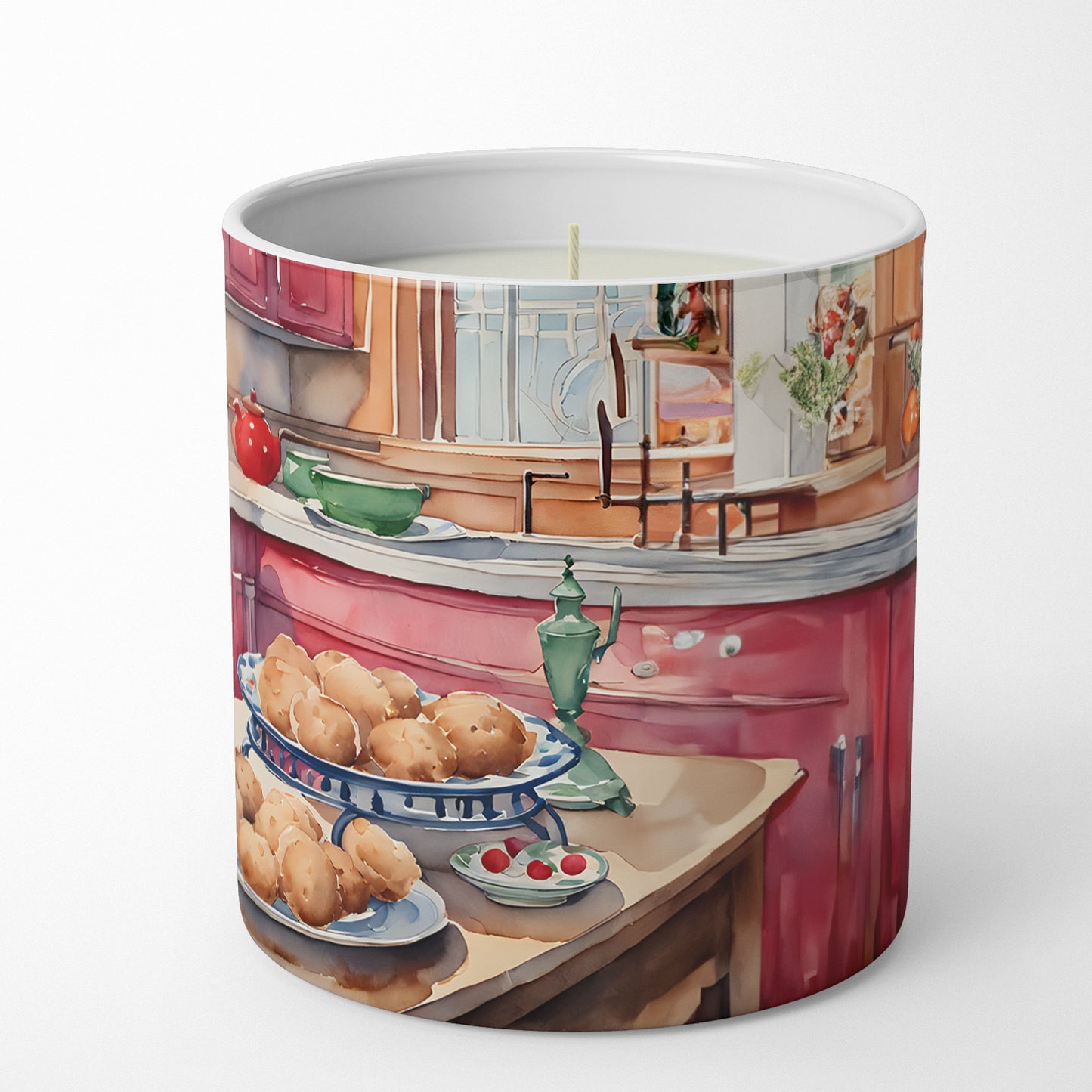 Affenpinscher Christmas Cookies Decorative Soy Candle