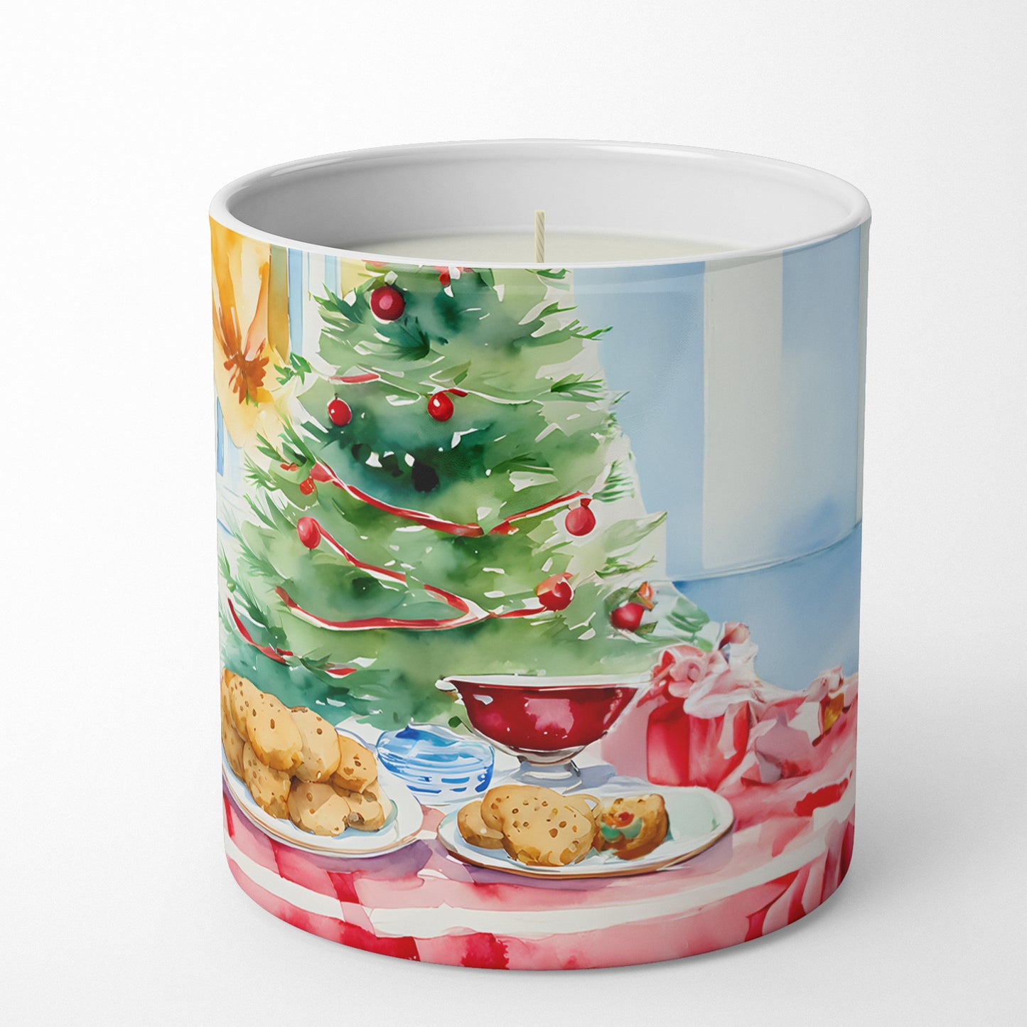 American Water Spaniel Christmas Cookies Decorative Soy Candle