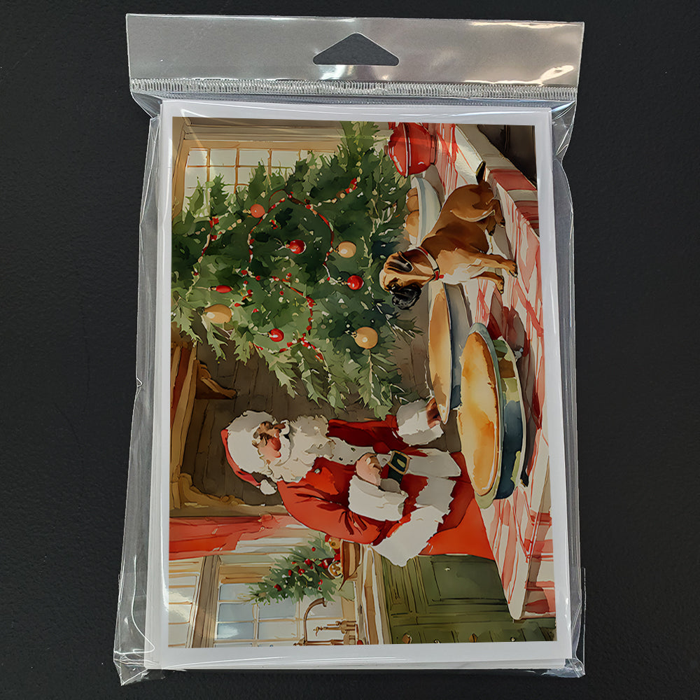 Bullmastiff Christmas Cookies Greeting Cards Pack of 8