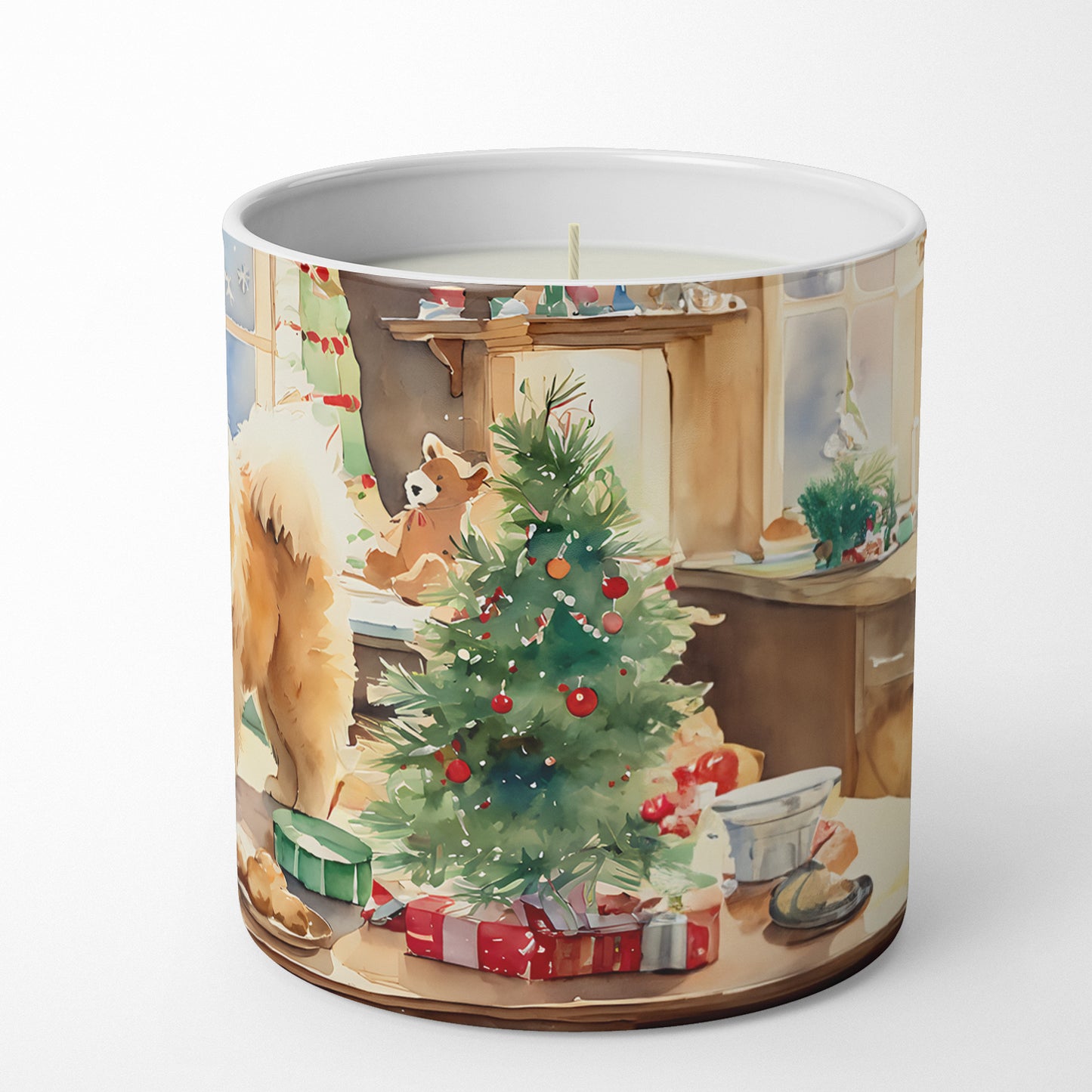 Chow Chow Christmas Cookies Decorative Soy Candle
