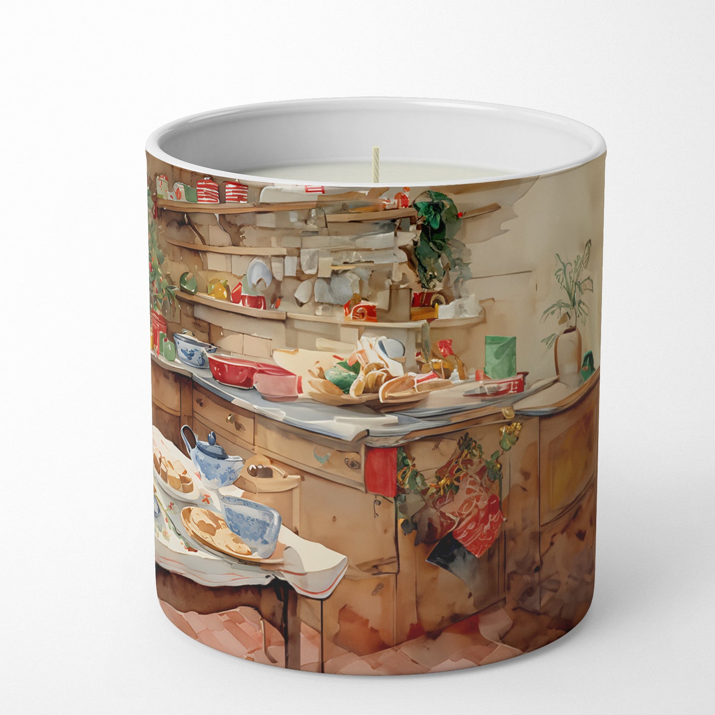 German Shepherd Christmas Cookies Decorative Soy Candle