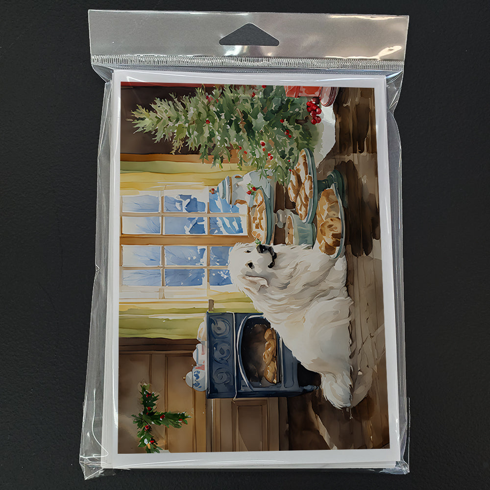 Great Pyrenees Christmas Cookies Greeting Cards Pack of 8