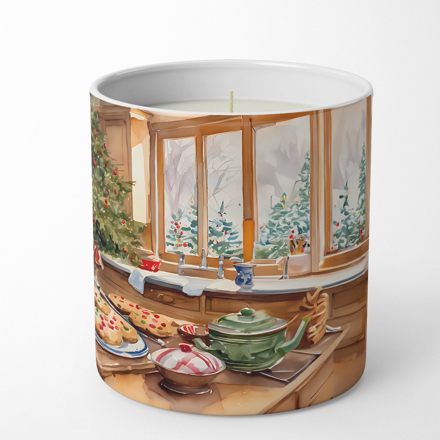 Havanese Christmas Cookies Decorative Soy Candle