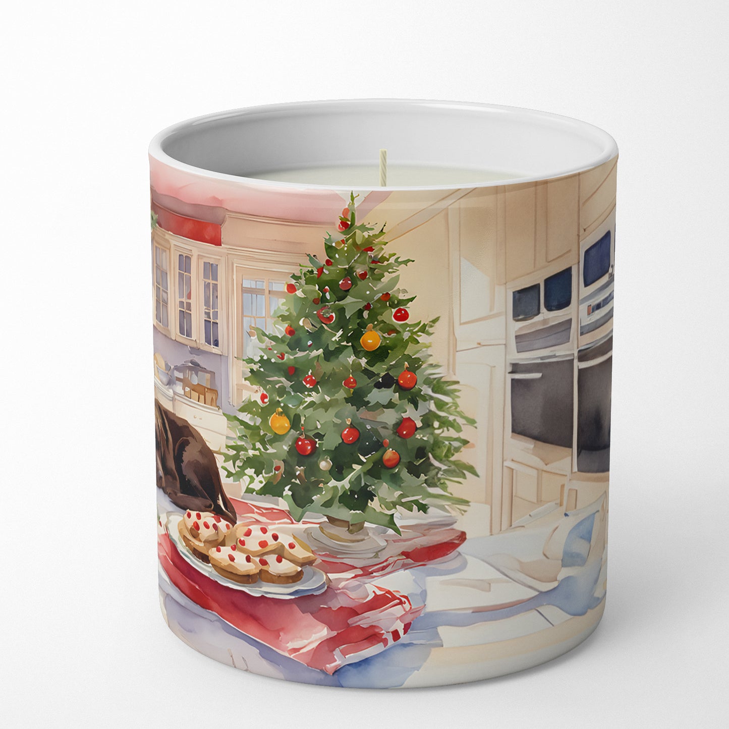 Labrador Retriever Christmas Cookies Decorative Soy Candle