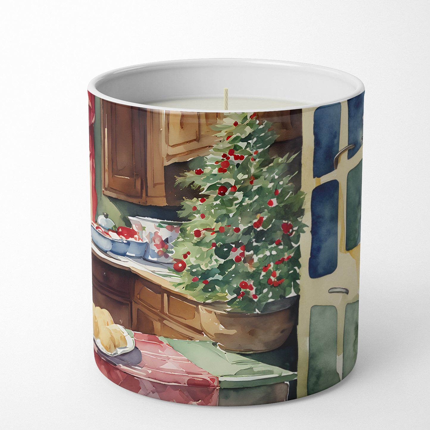 Maltese Christmas Cookies Decorative Soy Candle