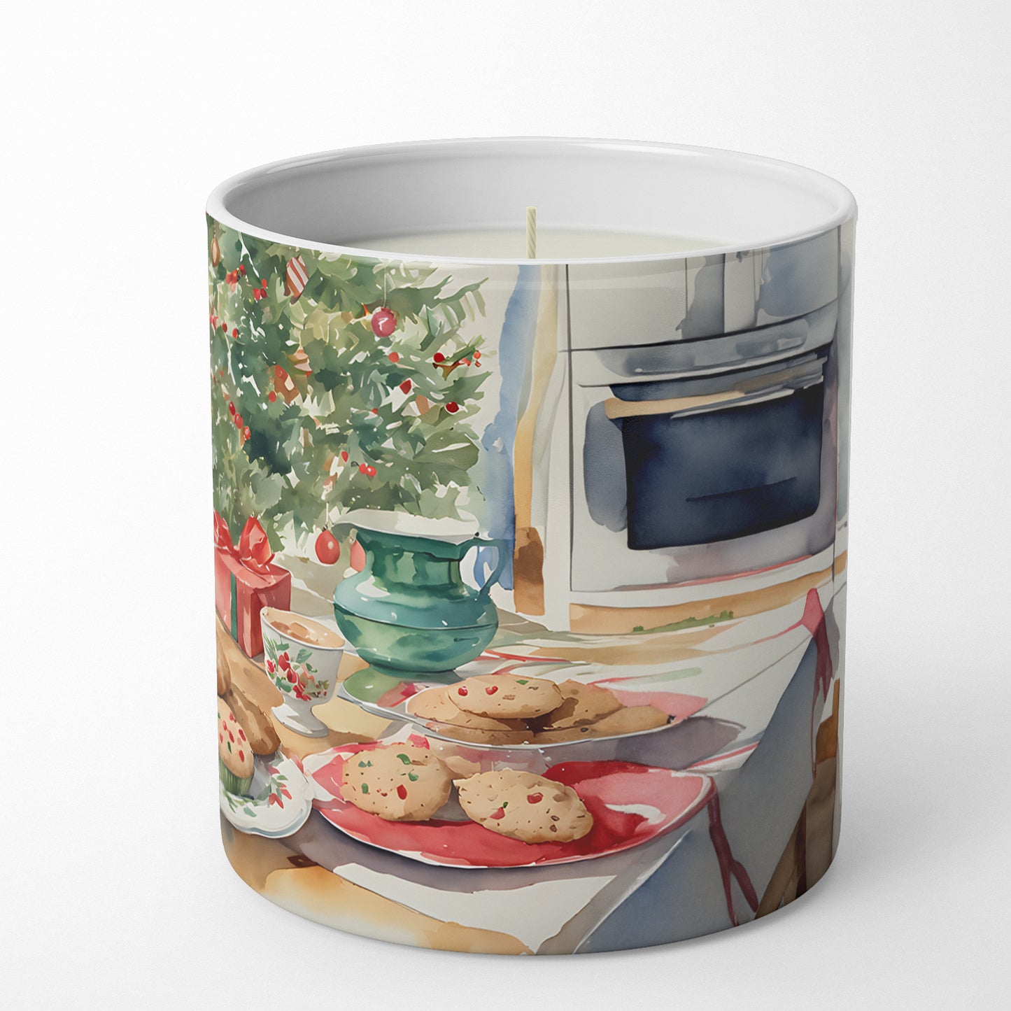 Rhodesian Ridgeback Christmas Cookies Decorative Soy Candle