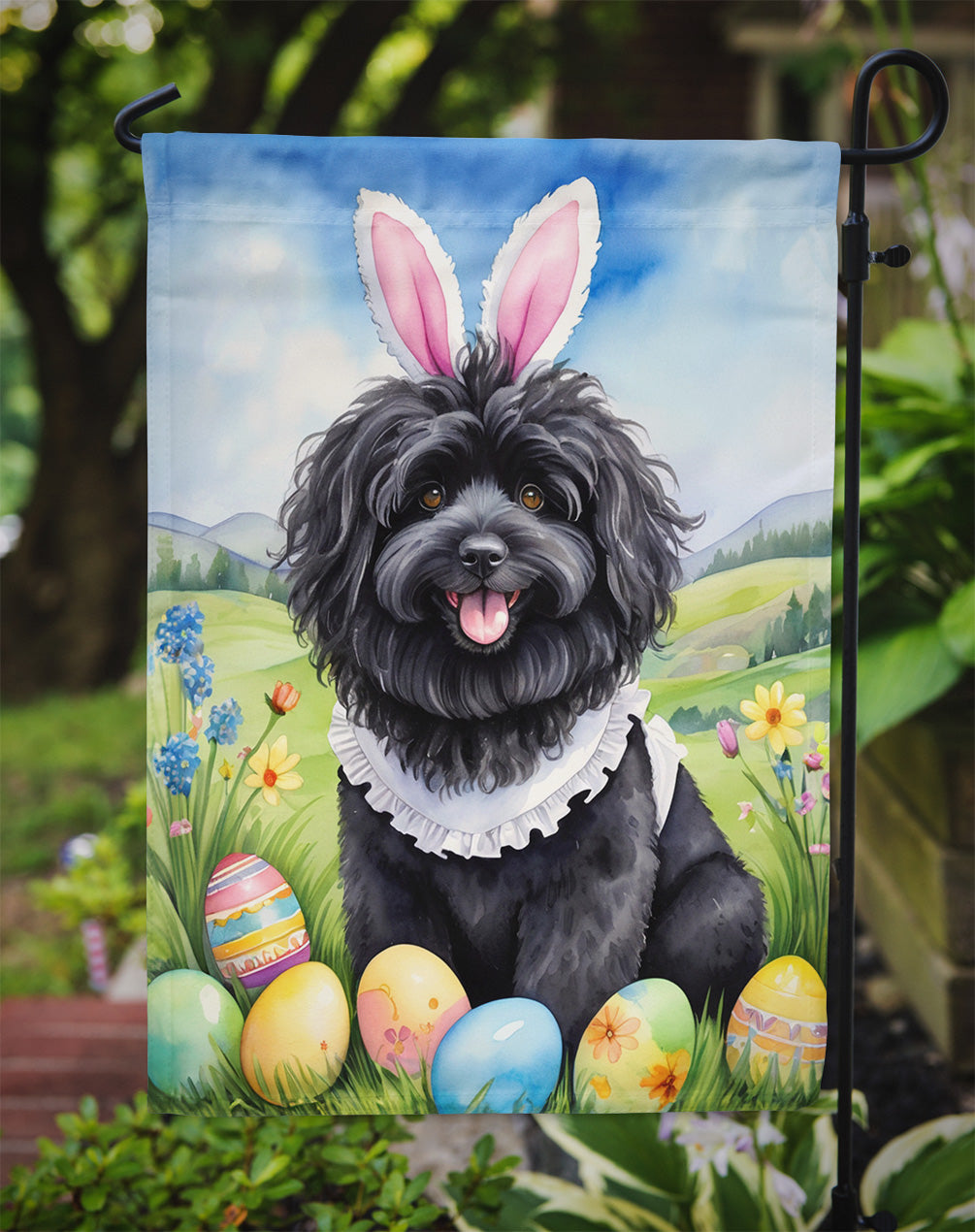 Puli Easter Egg Hunt Garden Flag