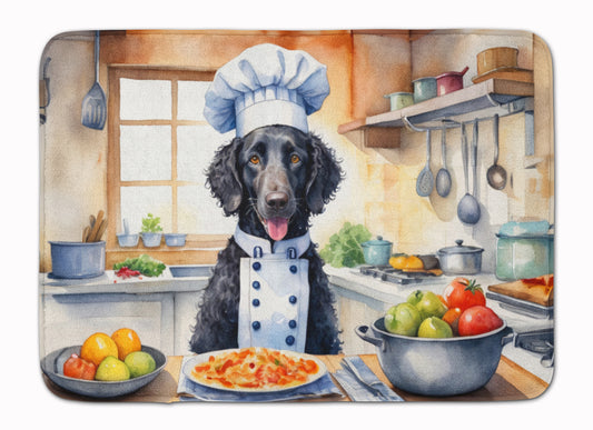 Buy this Curly-Coated Retriever The Chef Memory Foam Kitchen Mat