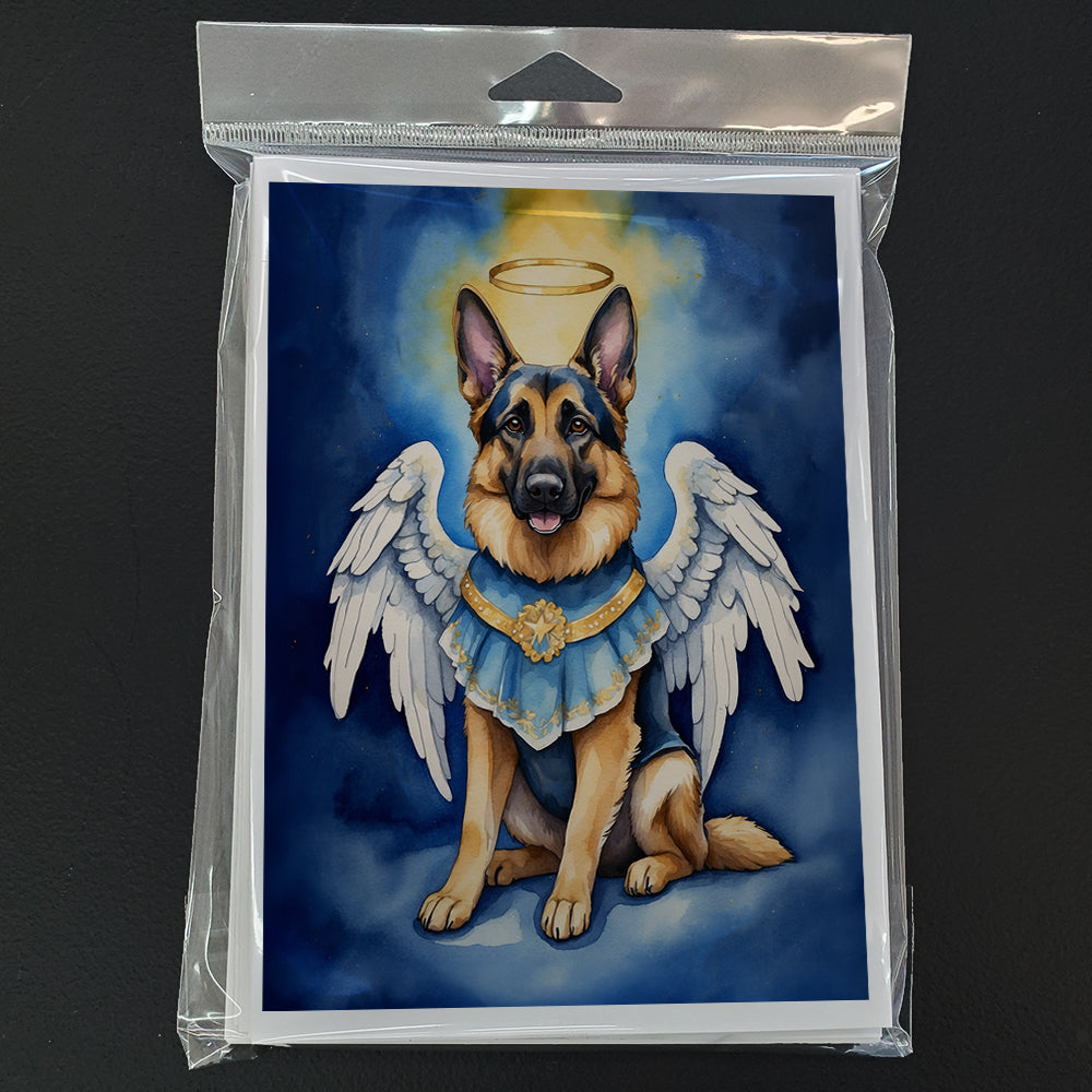 German Shepherd My Angel Greeting Cards Pack of 8