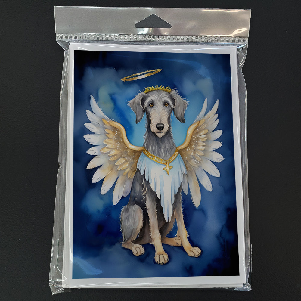 Scottish Deerhound My Angel Greeting Cards Pack of 8