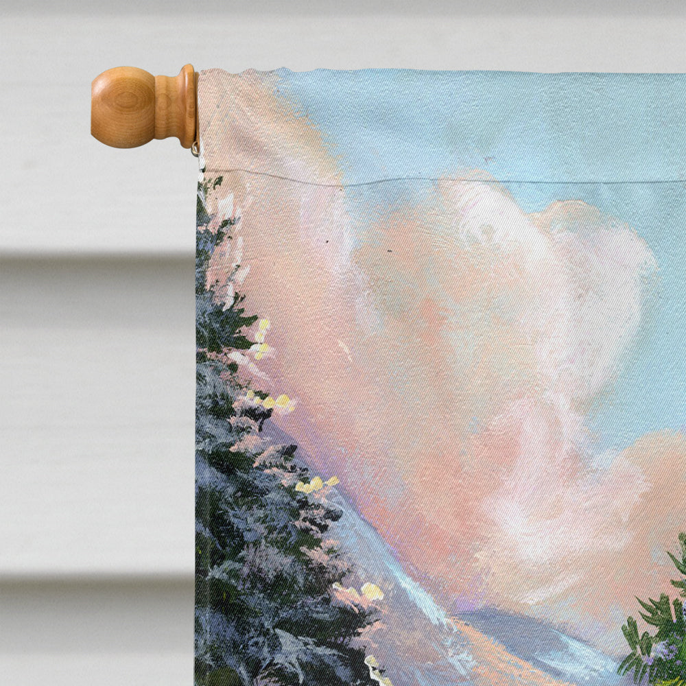 German Shepherd Christmas Honor Flag Canvas House Size PPP3098CHF