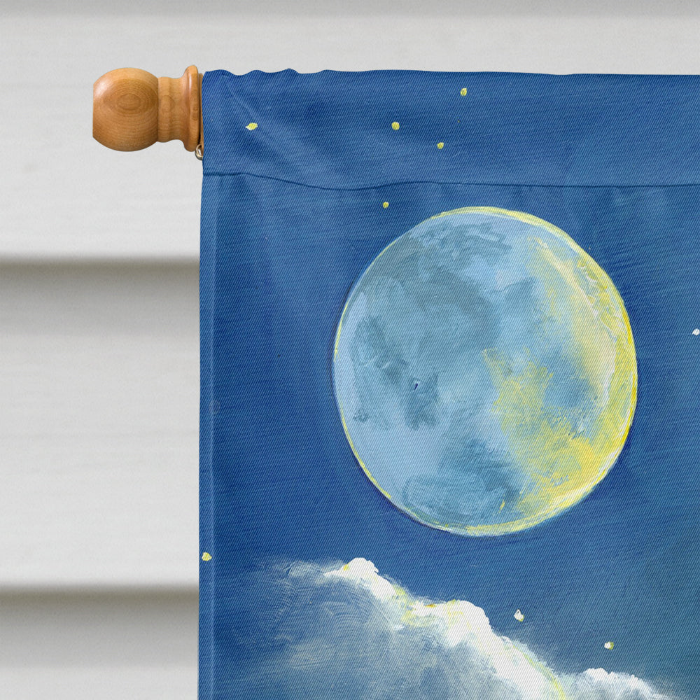 Jack Russell Terrier Moon Phase Flag Canvas House Size PPP3106CHF