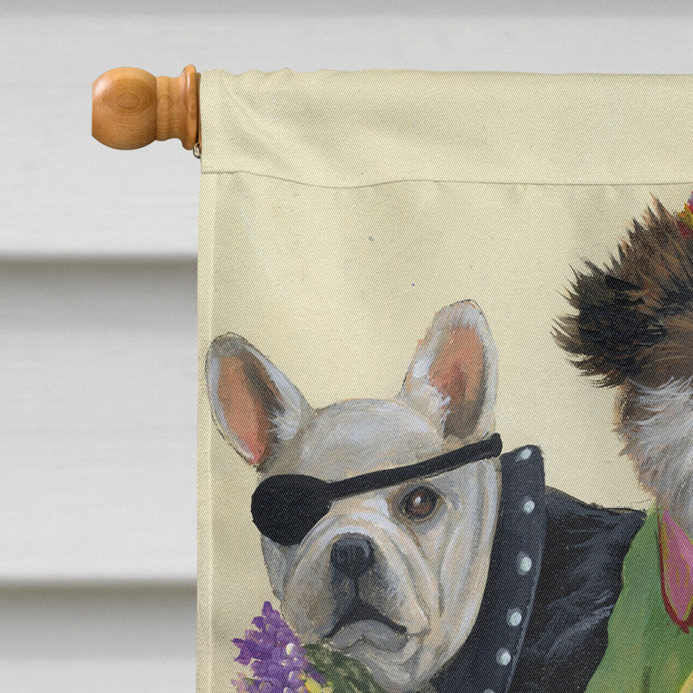 Dogs Mutli-Breed Neighborhood Flag Canvas House Size PPP3115CHF