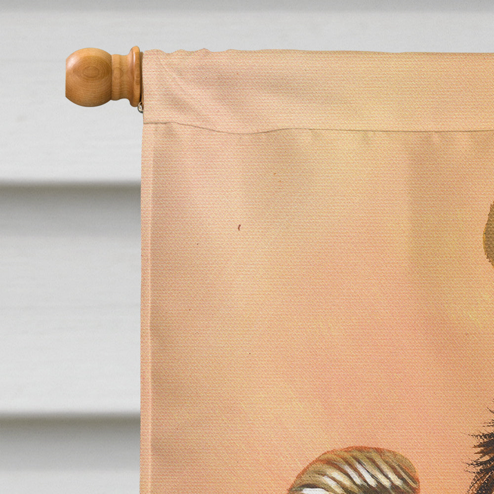 Sheltie Autumn Flag Canvas House Size PPP3185CHF