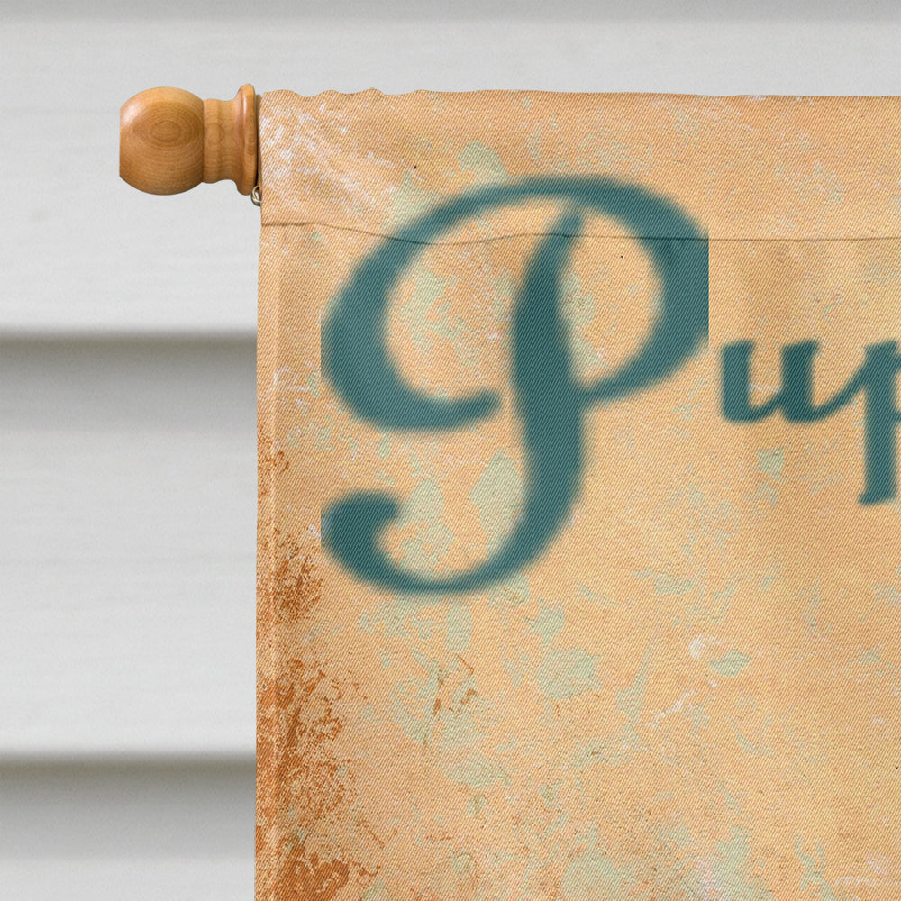 Westie Puppuccino Flag Canvas House Size PPP3225CHF