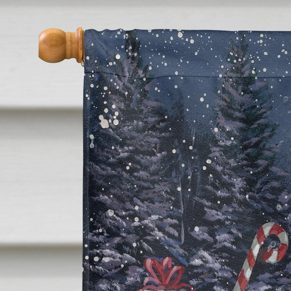 Westie Christmas Red Wagon Flag Canvas House Size PPP3227CHF