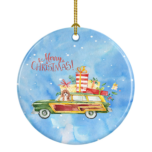 Buy this Merry Christmas Cavapoo Ceramic Ornament