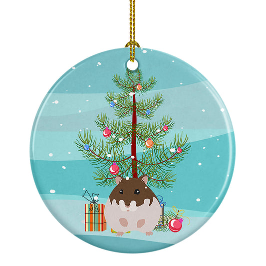 Buy this Dzungarian Hamster Merry Christmas Ceramic Ornament