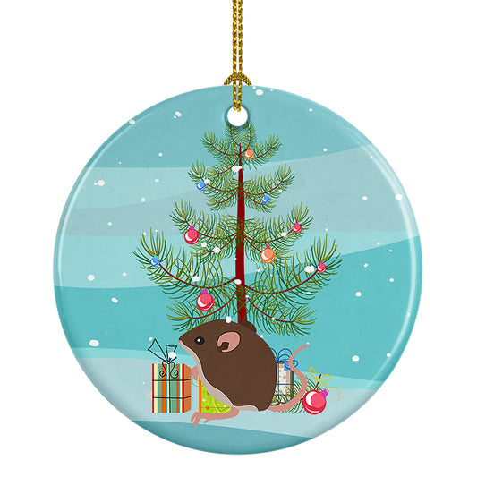 Buy this Baby Mouse Merry Christmas Ceramic Ornament