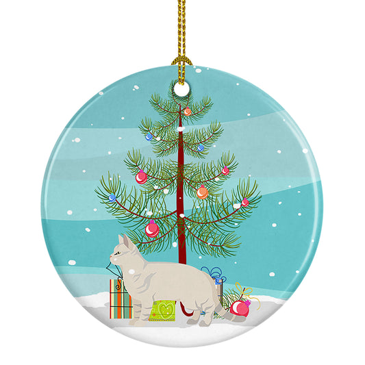 Buy this American Shorthair Cat Christmas Ceramic Ornament