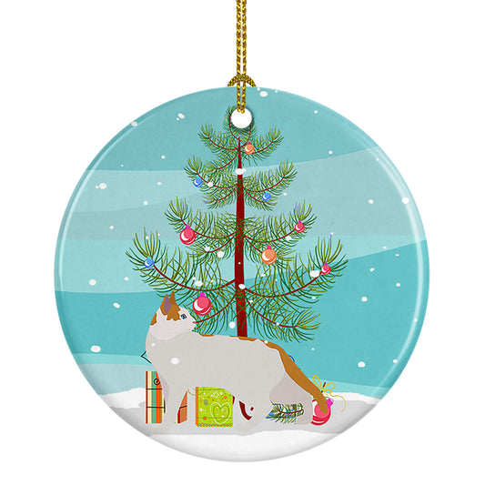 Buy this Arabian Mau Cat Christmas Ceramic Ornament