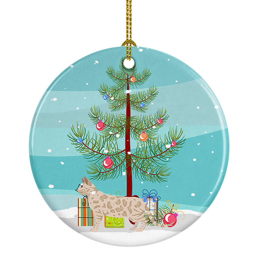 Buy this Bengal Cat Christmas Ceramic Ornament